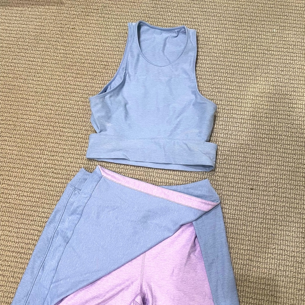 Matching outdoor voices crop bra